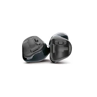 Phonak black in-ear hearing aids